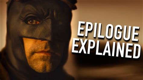 The Epilogue Of Zack Snyders Justice League Explained Youtube