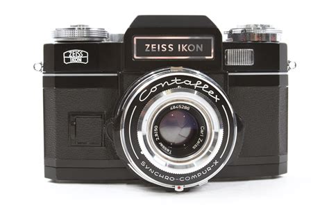 Mint Zeiss Ikon Black Contaflex Super Bc Camera W Tessar Mm F