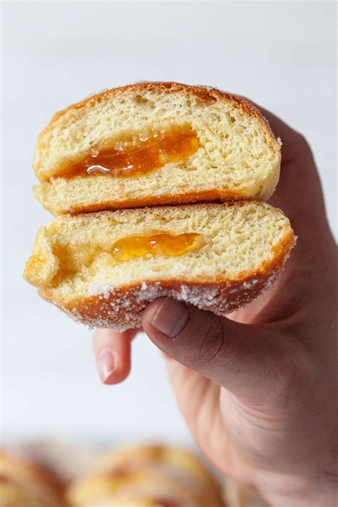 Vegan Baked Berliner Donuts - Vibrant plate