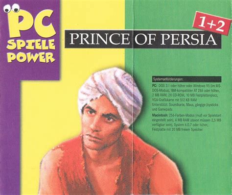 Prince Of Persia Cd Collection Dos Box Cover Art Mobygames