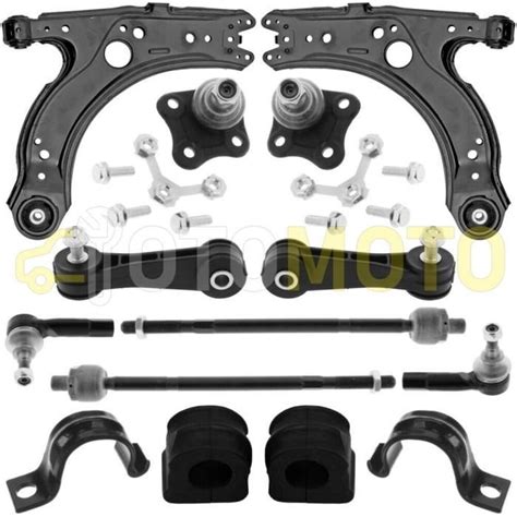 Kit Bras De Suspension Avant Compatible Audi A L Vw Golf Iv Bora