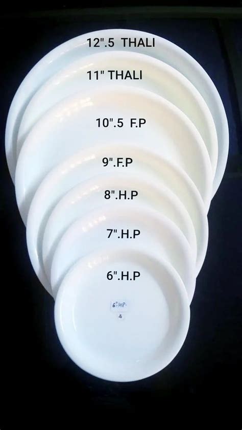 White Acrylic Plates Set Round At Rs 250set In New Delhi Id