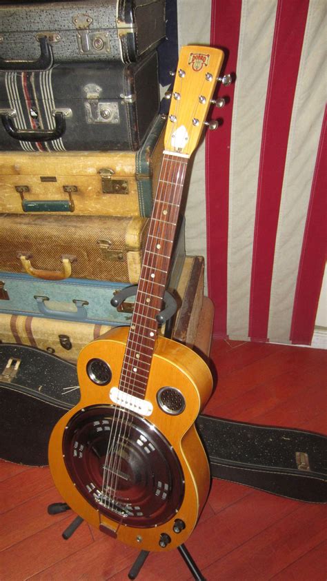 1976 Dobro Electric Resonator Guitar Natural > Guitars Resonator ...