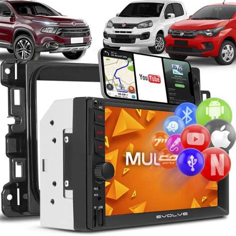 Central Multim Dia Multilaser Uno Toro Mobi Evolve Gp Mp Din Bt