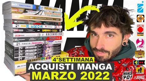 ACQUISTI MANGA MARZO 2022 4 SETTIMANA YouTube