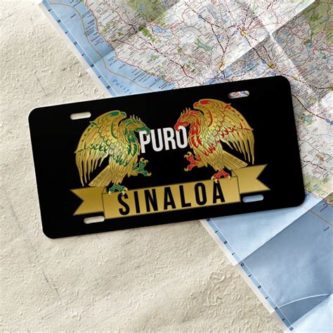 Puro Sinaloa License Plate Zazzle Custom Front License Plates