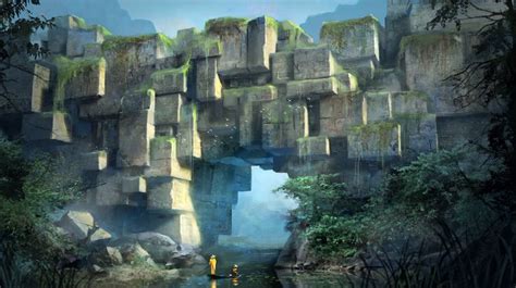 ArtStation The Forgotten Gate Marthe Jonkers Fantasy Landscape