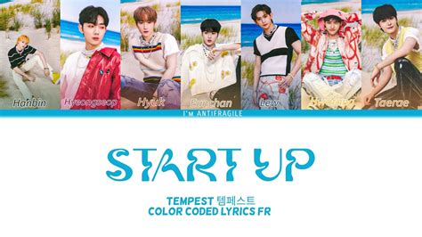 TEMPEST 템페스트 START UP Han Rom Vostfr Color Coded Lyrics YouTube