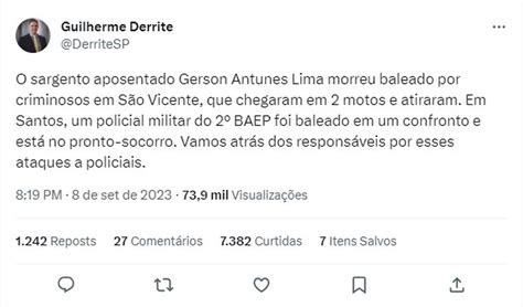 Sargento da PM é executado enquanto varria a rua de casa no litoral de