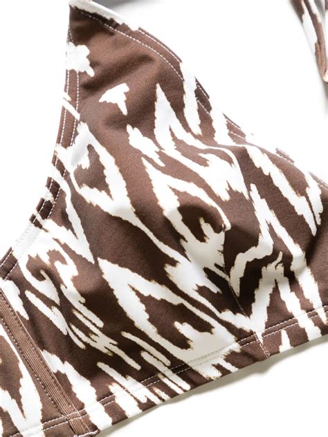 Eres Storm Full Cup Triangle Bikini Top In Brown Modesens