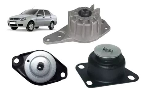 Kit Coxim Motor E Cambio Strada 1 8 8v 2007 2008 2009 2010