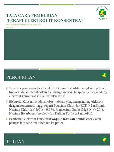 Elektrolit Konsentrat | PDF