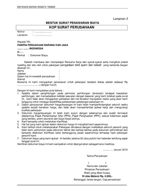 Contoh Proposal Tender