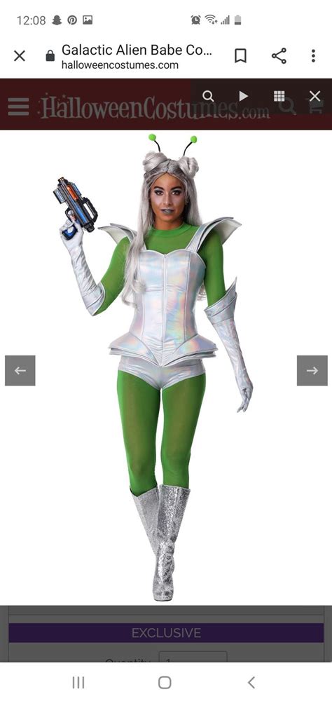 Galactic Alien Babe Costume For Women Space Girl Costume Costumes Costumes For Women