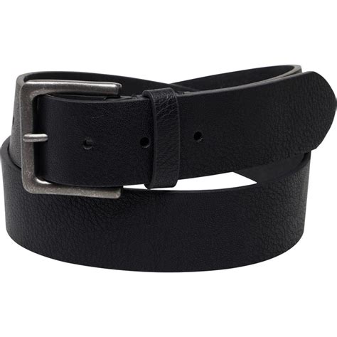 Buy Original Penguin Mens Embossed Leather Belt Black