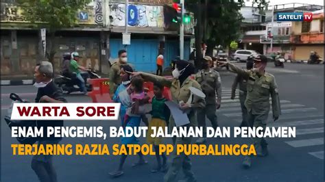 ENAM PENGEMIS BADUT JALANAN DAN PENGAMEN TERJARING RAZIA SATPOL PP