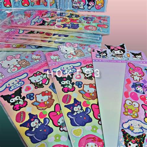 Jual Stiker Karakter Sanrio Cinnamonroll Kuromi Stiker Lucu Shopee