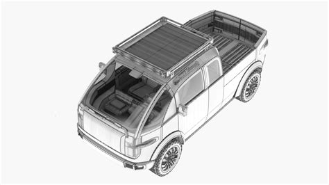 Canoo Pickup Truck - 3D Model by defost