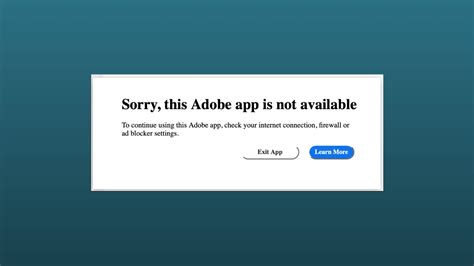 CORREGIDO Lo sentimos esta aplicación de Adobe no está disponible 3