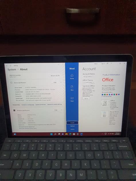 Microsoft Surface Go 2 Pentium Gold 4425y 4gb 64gb With Windows 11 Pro