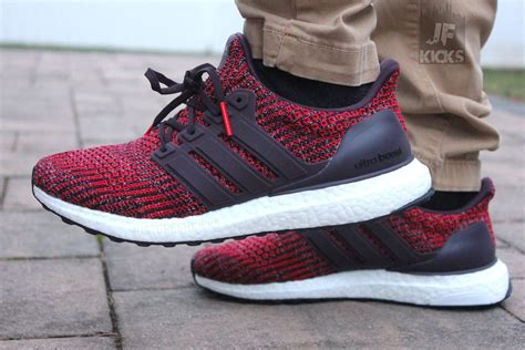 adidas Ultra Boost 4.0 "Burgundy" On Foot Review - JustFreshKicks