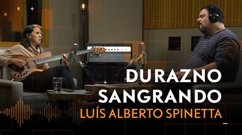 Músicaporlaciencia En El Estudio Clara Cantore Durazno Sangrando