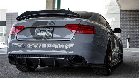 Audi Rs5 2010 2016 B8 B8 5 Carbon Fiber Rear Diffuser Carbon Imports