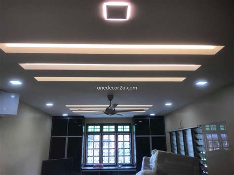 Simple Plaster Ceiling Design For Living Room | Shelly Lighting