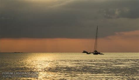 Wallpaper Boat Nature Landscape Clouds Sky Sunset Water Ripples