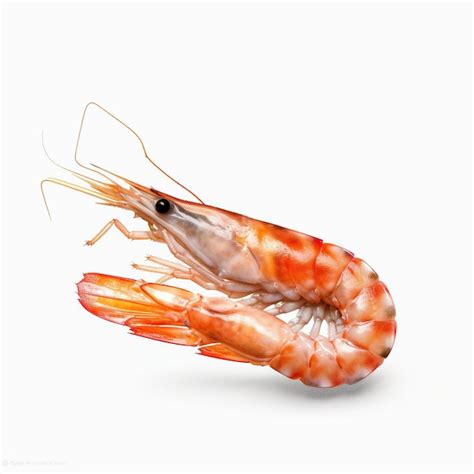 Premium Photo Red Cooked Prawn Or Shrimp Isolated On White Background