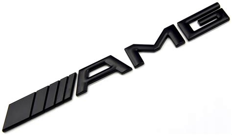 AMG Mercedes Emblemat Znaczek Logo Czarne Metal 7873627111