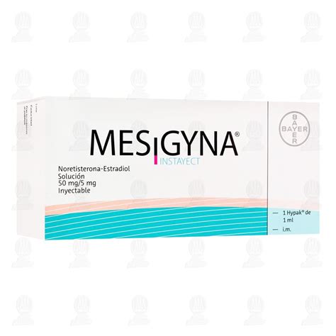 Mesigyna Instayect 50mg 5mg 1 Jeringa 1 Ml