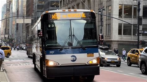 Mta New York City Bus Mci D Ct Commuter Coach On Route X