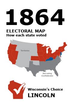 1864 Election - WI Results | Presidential Elections | Online Exhibits | Wisconsin Historical Society