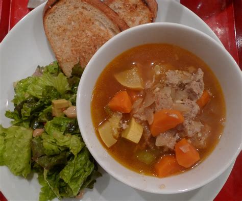 Siriously Delicious Meatloaf And Vegetable Soup