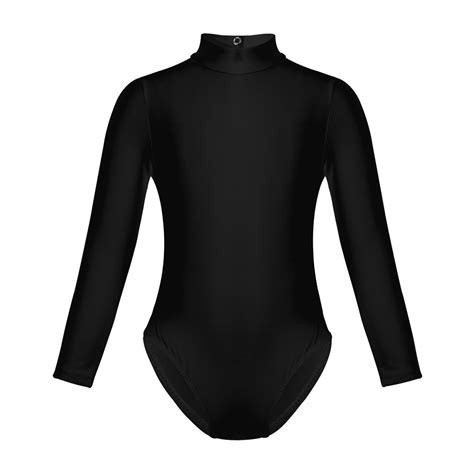 Buy Iiniim Girls Team Basic Stretch Lycra Long Sleeve Turtleneck Mock