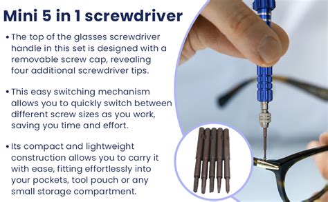 Eyeglasses Screwdriver Set Glasses Repair Kit For