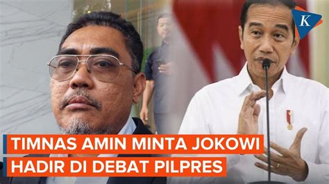 Jokowi Komentar Soal Debat Serang Personal Timnas Amin Silakan Datang