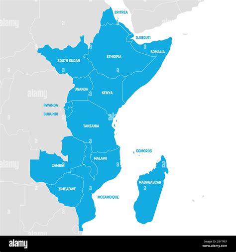 Eastern Africa Map