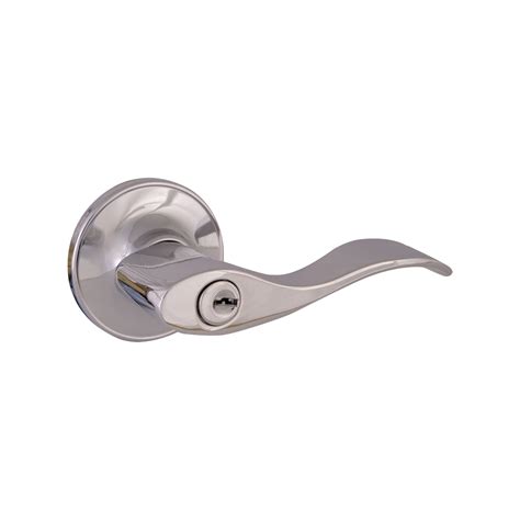 Springdale Keyed Entry Door Handle Polished Chrome ǀ Hardware & Locks ǀ