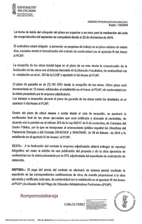 FORMALIZADO EL CONTRATO DE OBRAS PARA LA CONSTRUCCION DEL CENTRO DE