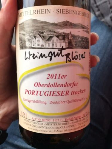 Weingut Blöser Oberdollendorfer Portugieser Trocken Vivino US