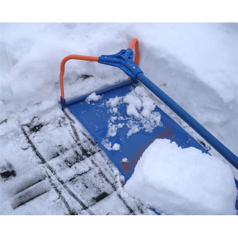 Avalanche 24-in Plastic Snow Shovel with 186-in Fiberglass Handle ...