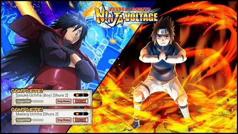 Sasuke Madara Vs Shura Roundup Mission Naruto X Boruto Ninja