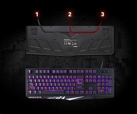 Mad Catz S.T.R.I.K.E. 2 USB Wired Gaming Keyboard (UK Layout)