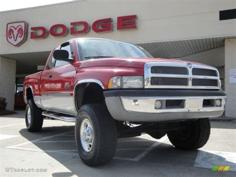 2002 Flame Red Dodge Ram 2500 Slt Quad Cab 4x4 28312732