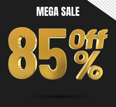 Premium PSD Mega Sale Up To 85 Off 3d Renderng