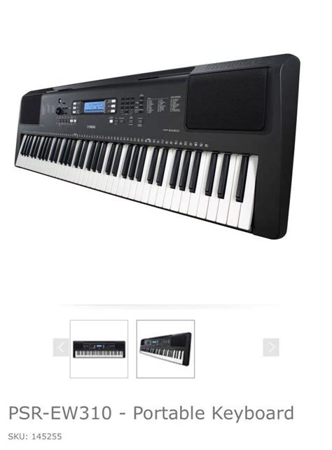 PSR - EW310 yamaha piano, Hobbies & Toys, Music & Media, Musical ...