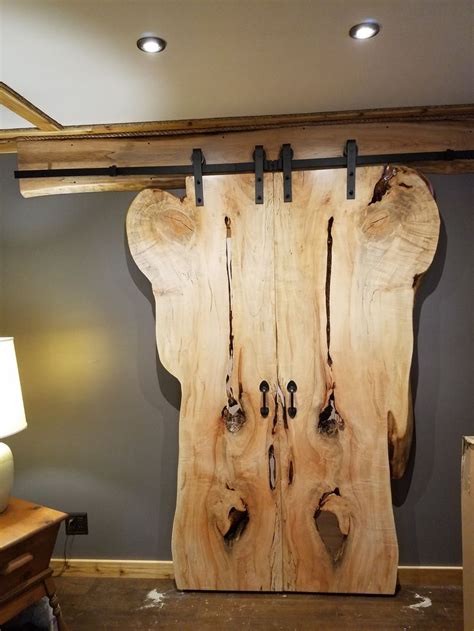 Live Edge Barn Doors Rustic Doors Interior Barn Doors Wood Barn Door