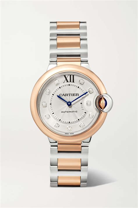 CARTIER Ballon Bleu De Cartier Automatic 33mm 18 Karat Rose Gold